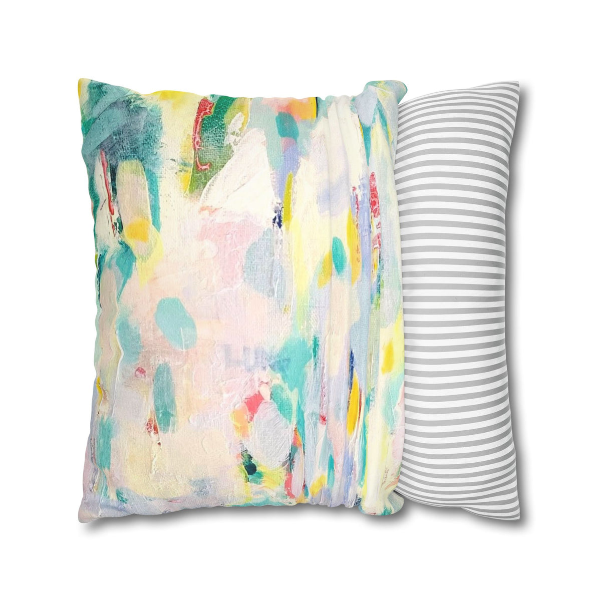 Abstract Suede Square Pillowcase