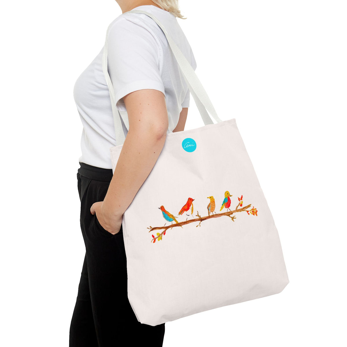 Birds on a Branch Tote Bag