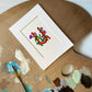 Custom Floral Armenian Letter Watercolor