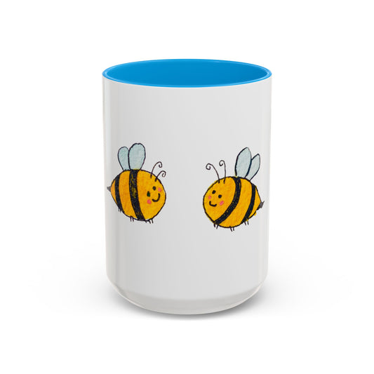 Two Honeybees Accent Mug