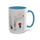 The Red Umbrella Accent Coffee Mug