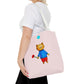 Bear with a Rose Tote Bag