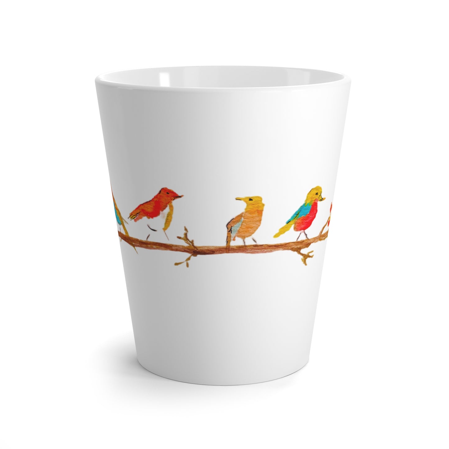 Birds on a Branch Latte Mug