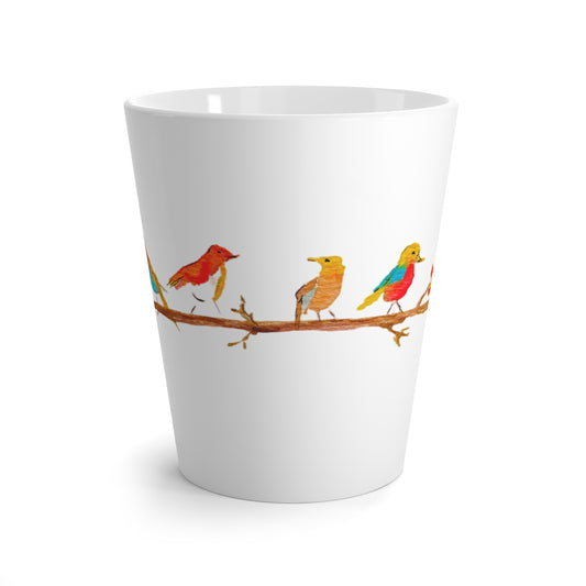 Birds on a Branch Latte Mug