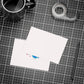 Blue Singing Bird Postcard Bundles with Envelopes