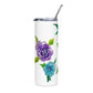 Spring Roses Stainless Steel Tumbler