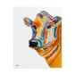 Colorful Cow Rolled Poster