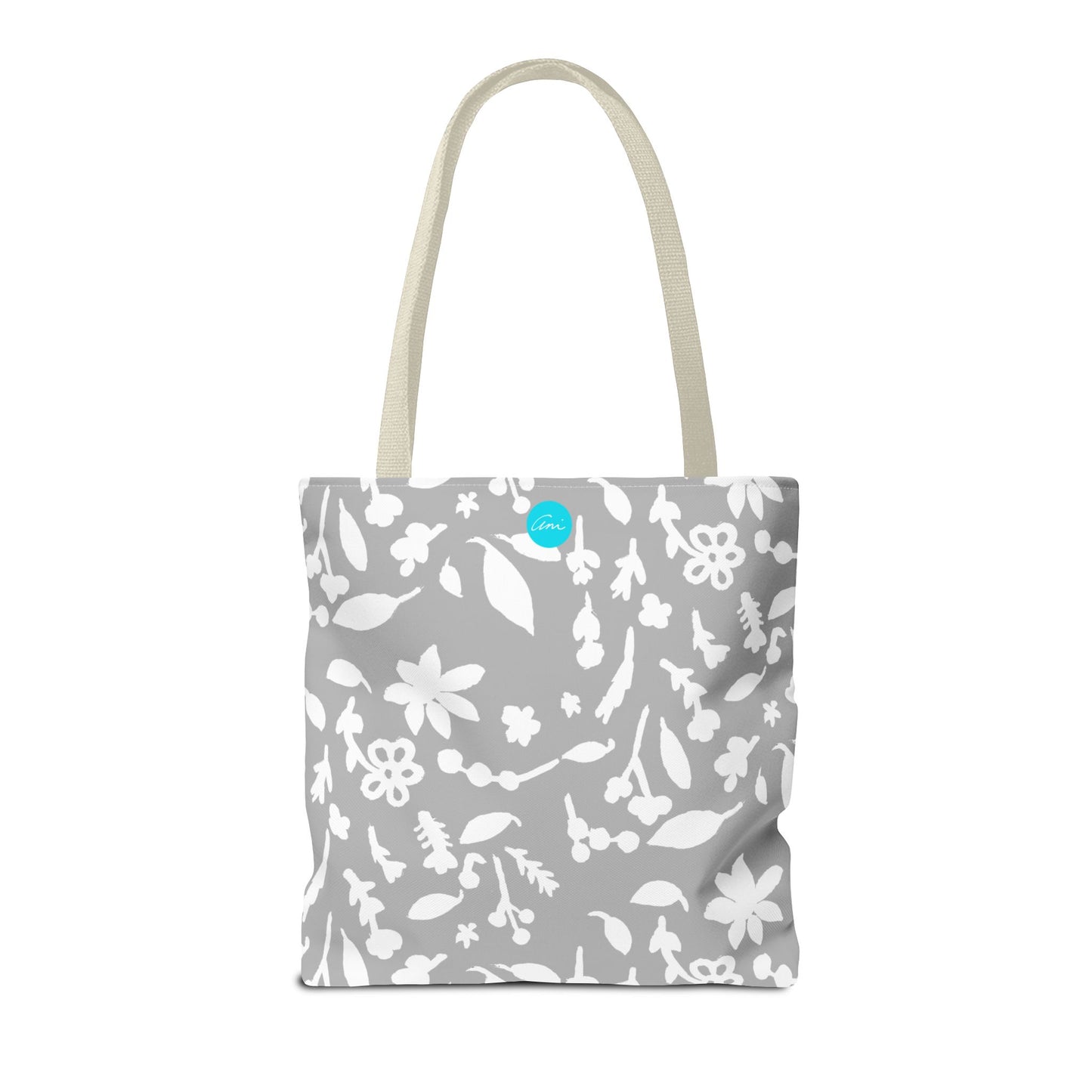 Light Grey Fall Foliage Tote Bag