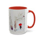 The Red Umbrella Accent Coffee Mug