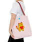 A Cat and a Heart Tote Bag