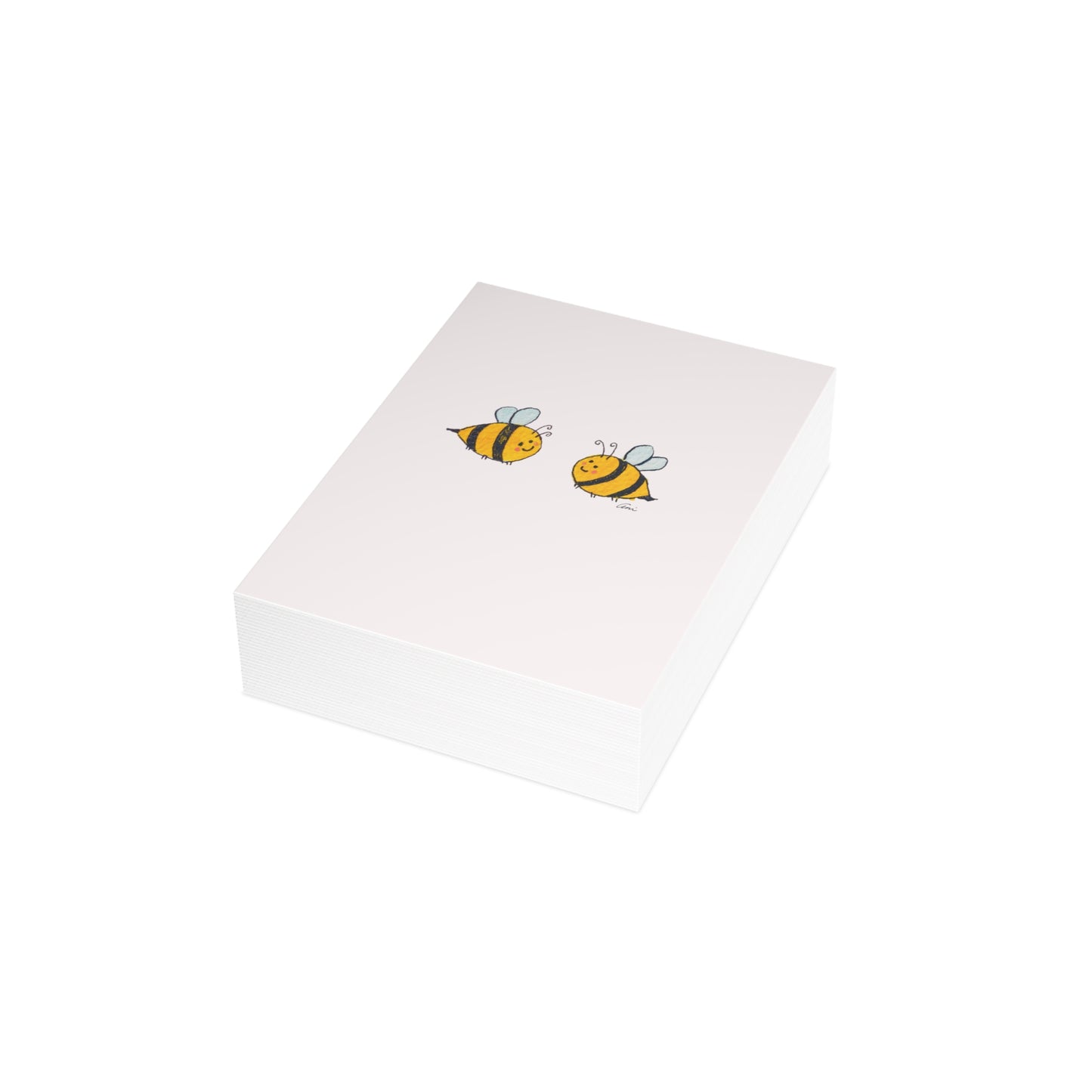 Two Honeybees Postcard Bundles with Envelopes