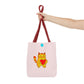 A Cat and a Heart Tote Bag