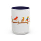 Birds on a Branch Accent Coffee Mug