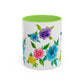 Spring Roses Accent Mug