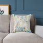 Abstract Square Poly Canvas Pillow