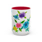 Spring Roses Accent Mug