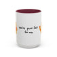 You're Purr-Fect For Me Accent Mug