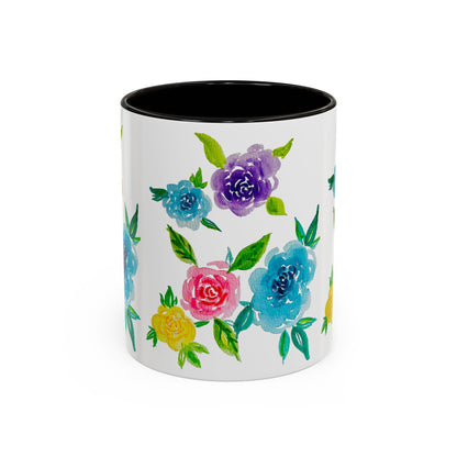 Spring Roses Accent Mug