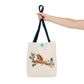 Bright Bird on a Branch Tote Bag