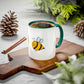 Two Honeybees Accent Mug