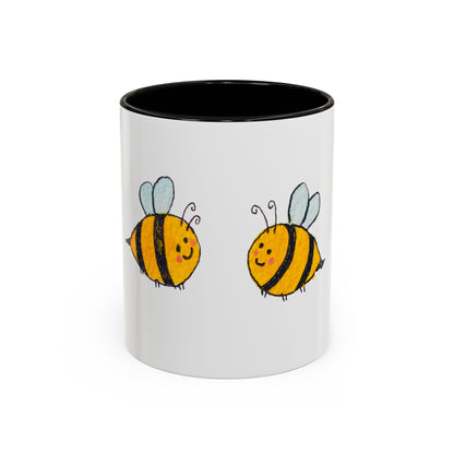 Two Honeybees Accent Mug