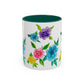 Spring Roses Accent Mug