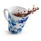Blue Flowers Latte Mug