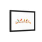 Birds on a Branch Gallery Canvas Print with Frame