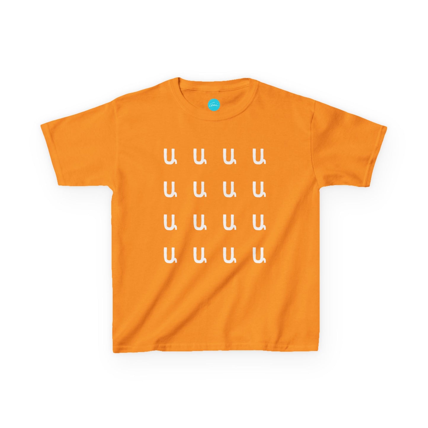 Custom Armenian Letter Kids Cotton™ Tee Warm Colors