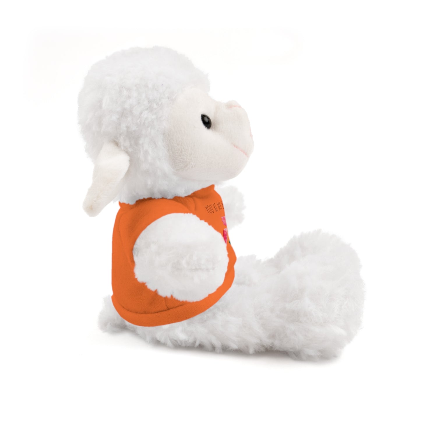 Stuffed Animals with Two Pink Flowers Tee
