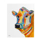 Colorful Cow Rolled Poster