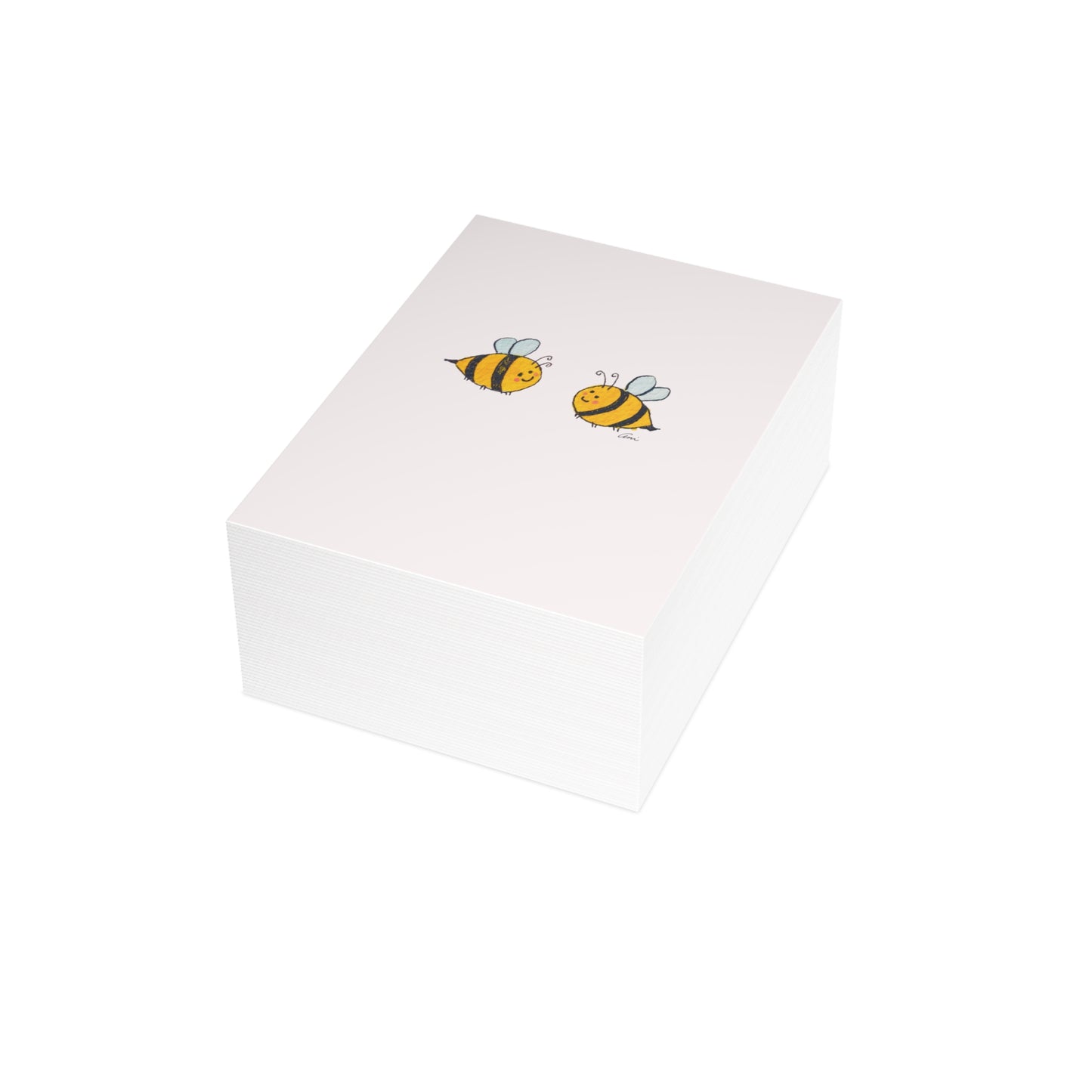 Two Honeybees Postcard Bundles with Envelopes