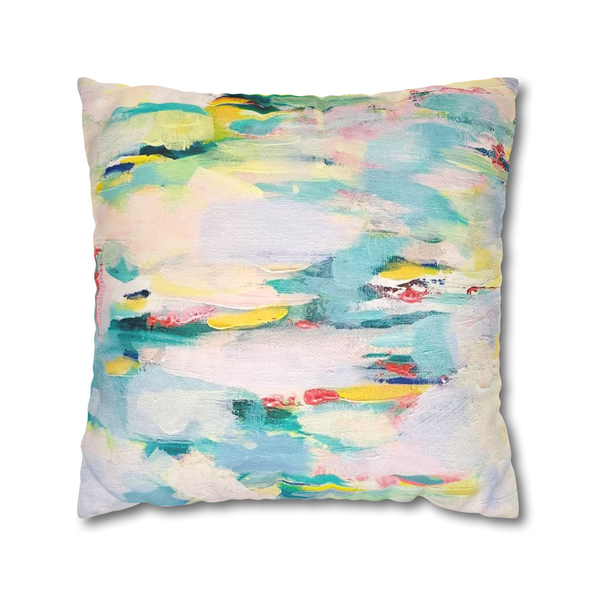 Abstract Suede Square Pillowcase