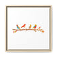 Birds on a Branch Gallery Canvas Print with Frame