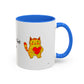 You're Purr-Fect For Me Accent Mug