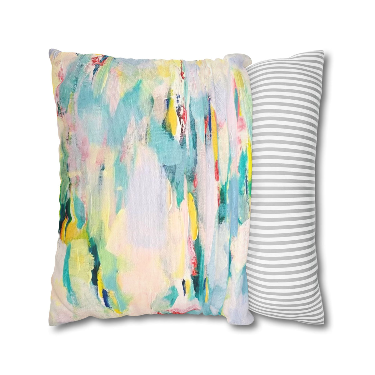 Abstract Suede Square Pillowcase