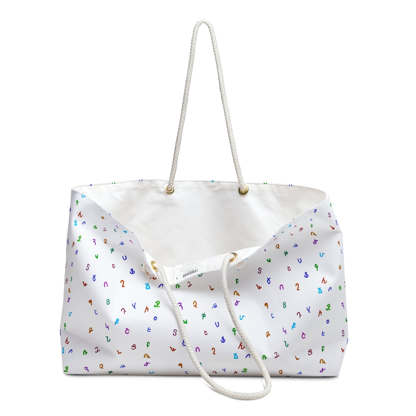 Armenian Alphabet Weekender Bag
