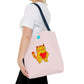 A Cat and a Heart Tote Bag