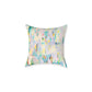 Abstract Square Poly Canvas Pillow