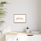 Birds on a Branch Gallery Canvas Print with Frame