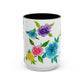 Spring Roses Accent Mug