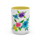 Spring Roses Accent Mug