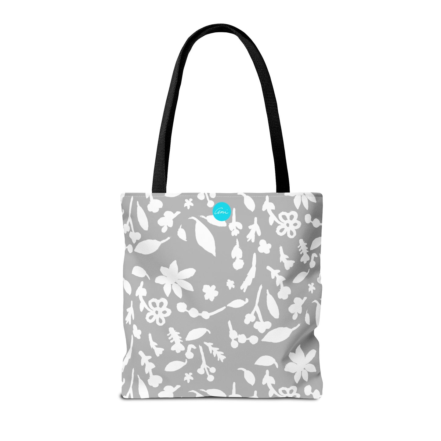 Light Grey Fall Foliage Tote Bag