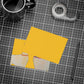 Two Llamas Yellow Postcard Bundles with Envelopes