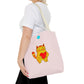A Cat and a Heart Tote Bag