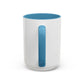 Bright Bird on a Branch Accent Coffee Mug