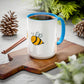 Two Honeybees Accent Mug