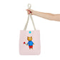 Bear with a Rose Tote Bag
