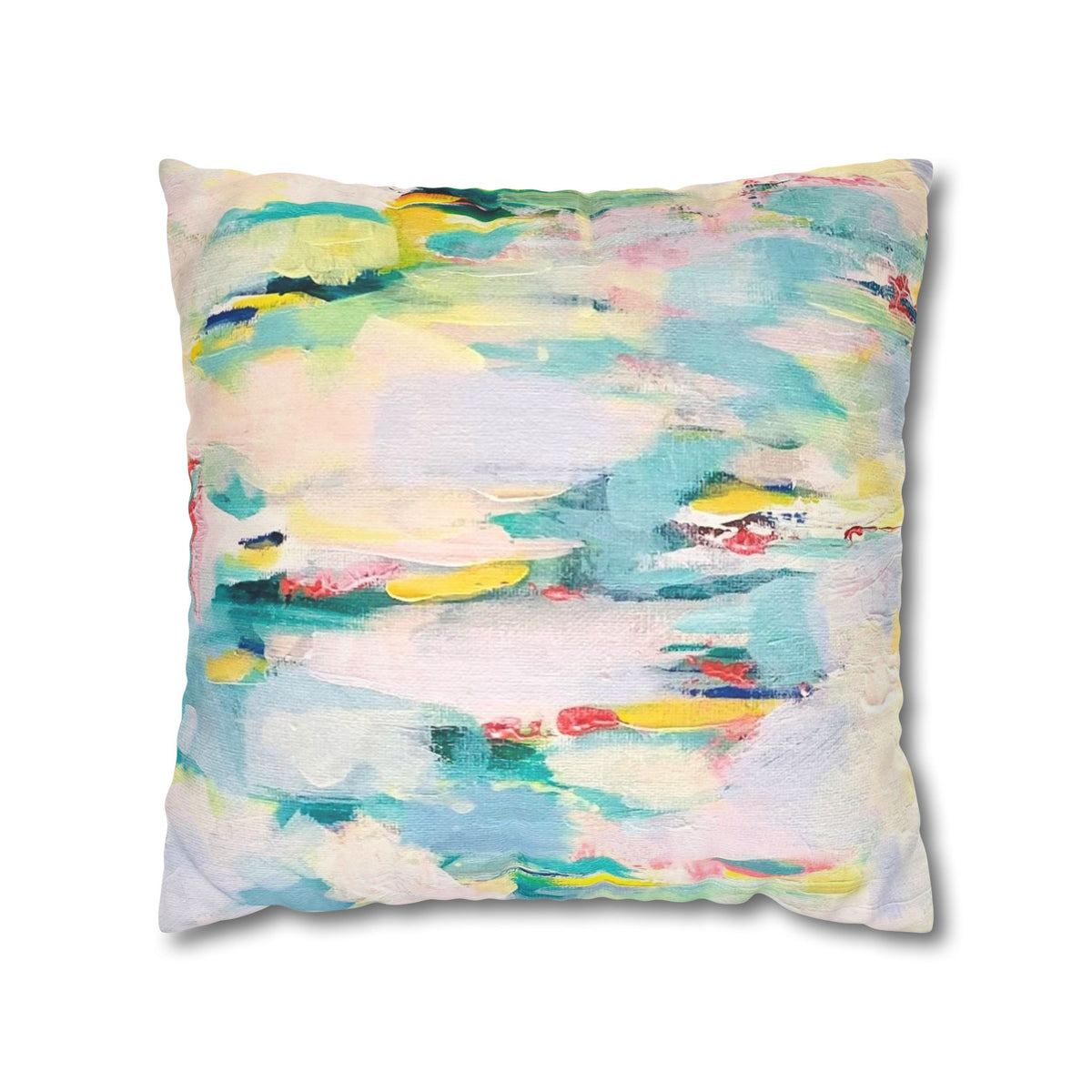 Abstract Suede Square Pillowcase