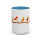 Birds on a Branch Accent Coffee Mug